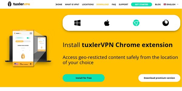 VPN for Chrome from tuxlerVPN